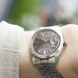 ROLEX DATEJUST Ref.1601 Gray Color Dial