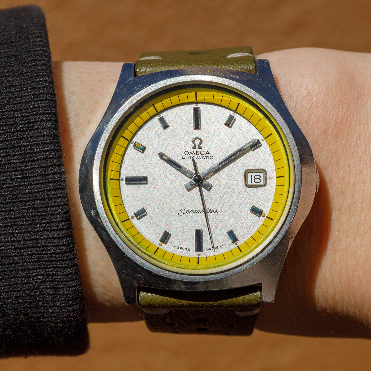 OMEGA Seamaster Ref.166.066 Big Yellow Linen Dial