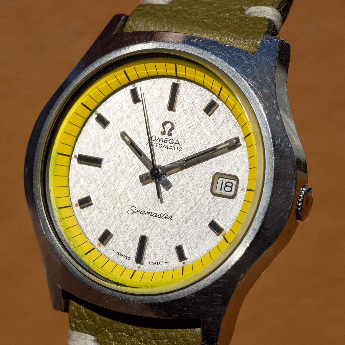 OMEGA Seamaster Ref.166.066 Big Yellow Linen Dial