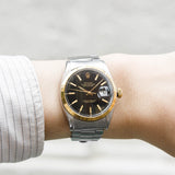 ROLEX DATEJUST Ref.1600 Black Mirror Dial