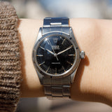 ROLEX OYSTER SPEEDKING Ref.6431 Black Gilt Dial