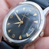 ETERNA MATIC Black Gilt Dial Diamond Index