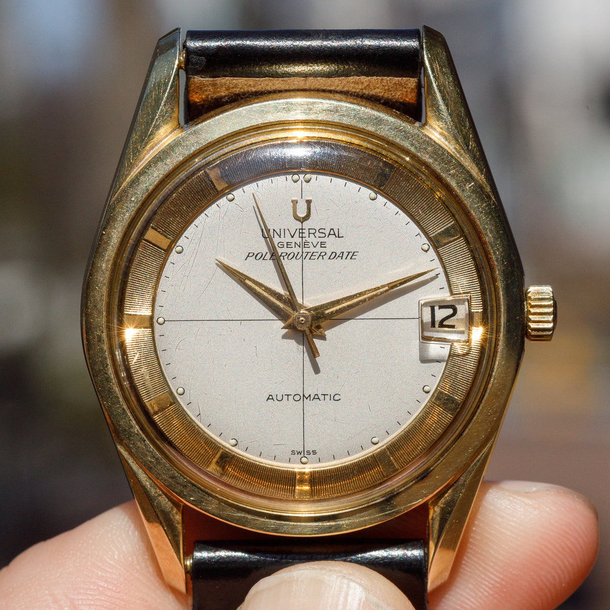 UNIVERSAL GENEVE POLEROUTER DATE Ref.869102/03