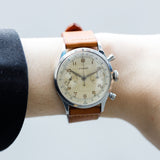 ETERNA Valjoux 22 Round Pusher Screw Back