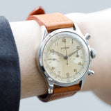 ETERNA Valjoux 22 Round Pusher Screw Back