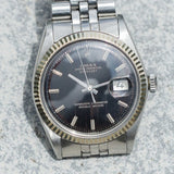 ROLEX DATEJUST Ref.1601 Black Gilt Dial