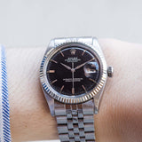 ROLEX DATEJUST Ref.1601 Black Gilt Dial