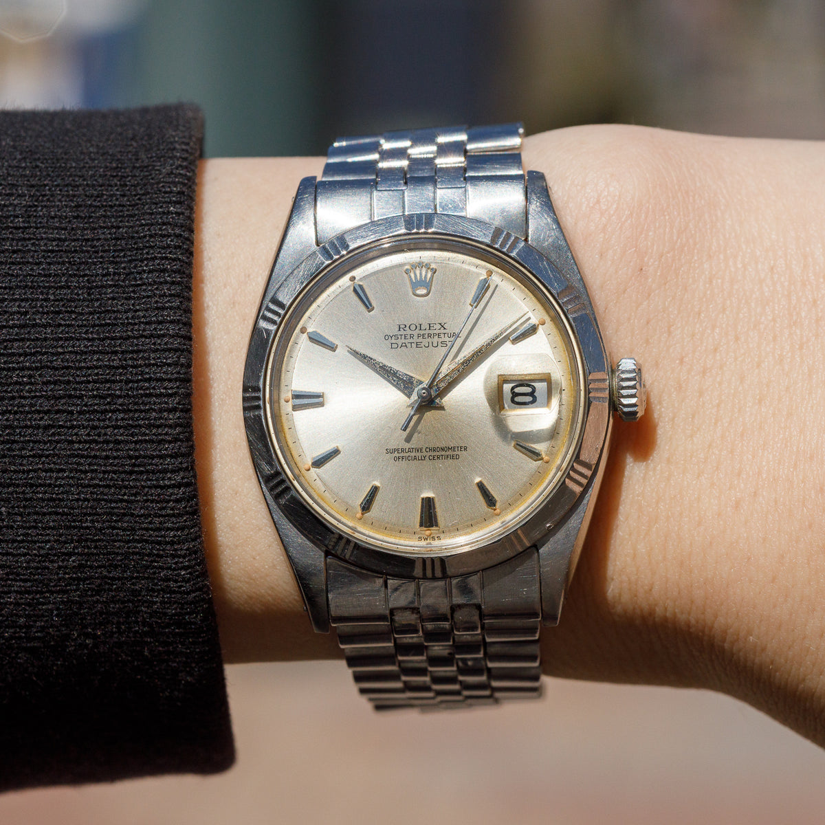 ROLEX DATEJUST Ref.1603 Bamboo Bezel