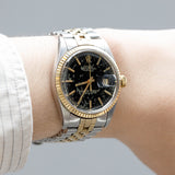 ROLEX DATEJUST Ref.1601 Black Gilt Dial