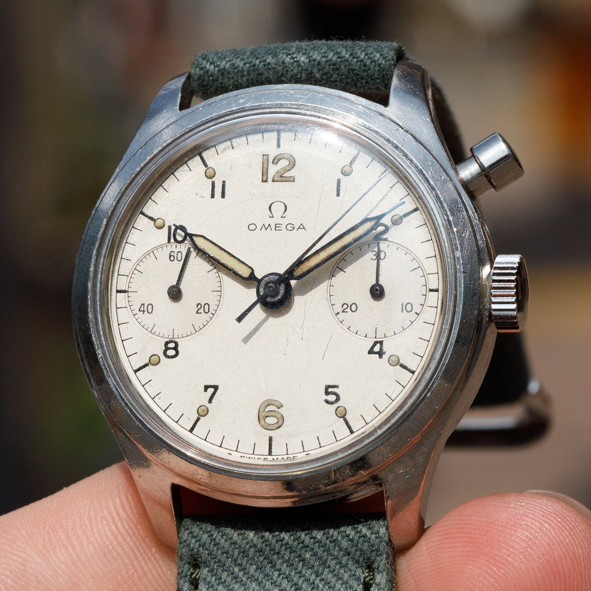 OMEGA One Push Chronograph RCAF 6W/16 36mm