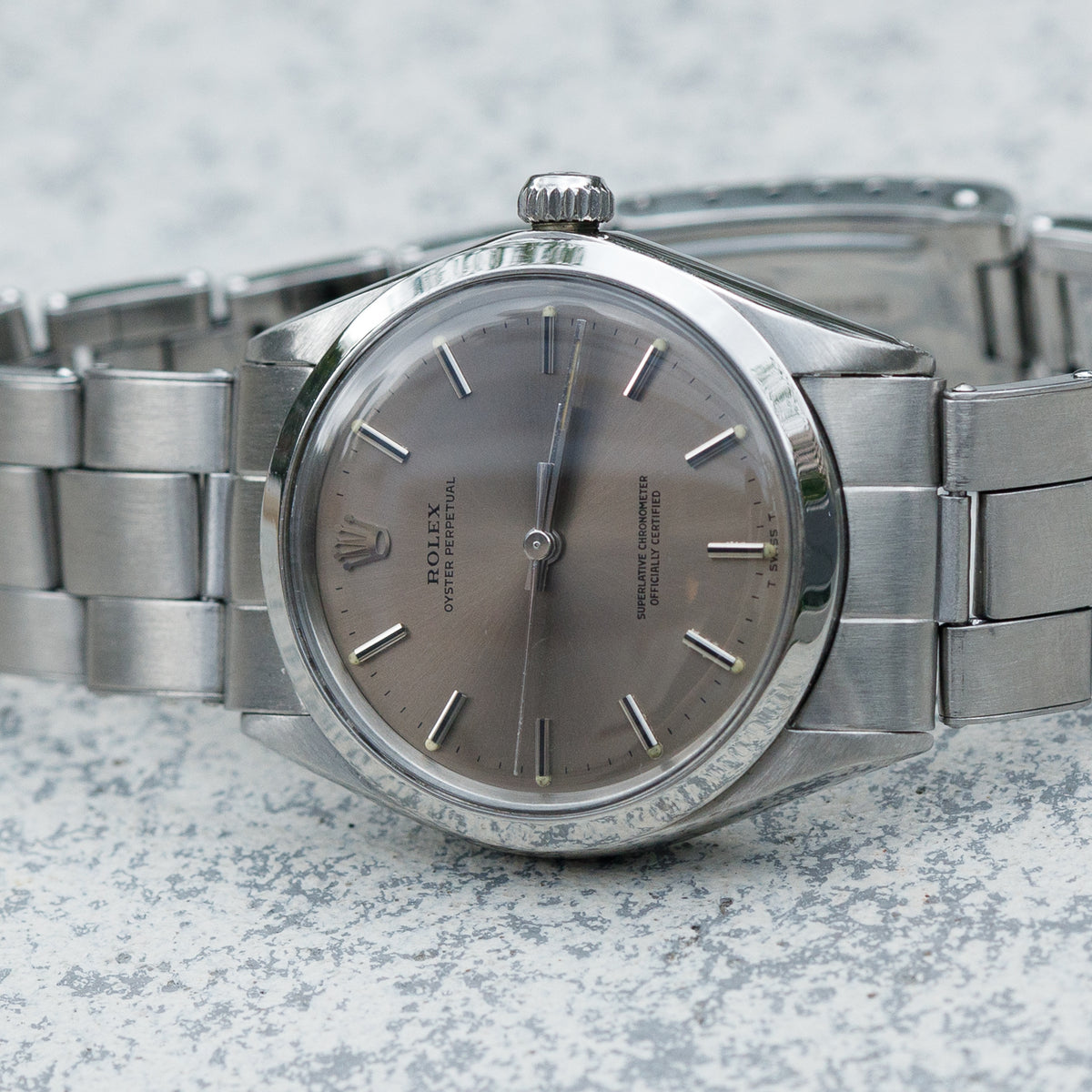 ROLEX OYSTER PERPETUAL Ref.1002 Brown Color Dial