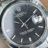 ROLEX OYSTER PERPETUAL DATE Ref.1500 Black Gilt Patina Dial