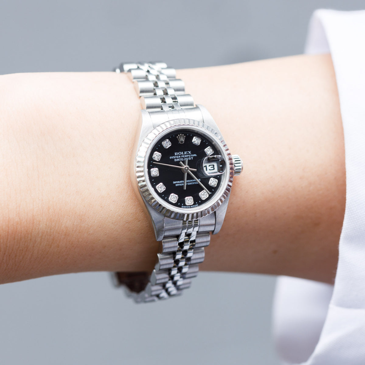 ROLEX DATEJUST Ref.69174G 10 Points Diamond