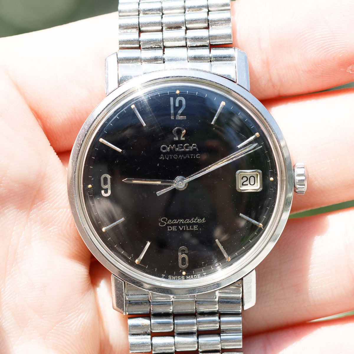 OMEGA Ref.166.020 Glossy Black Gilt Dial