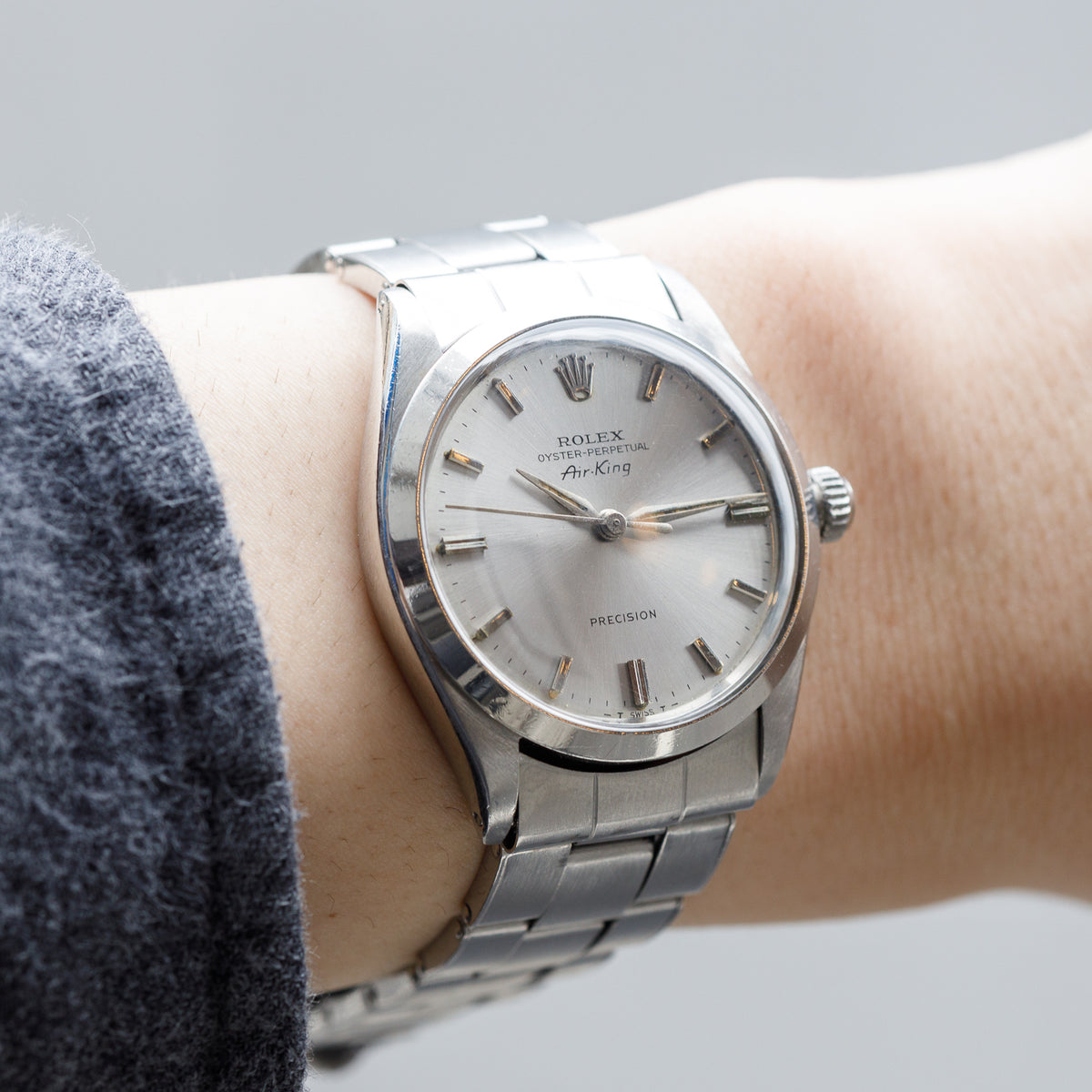 ROLEX Air-king Ref.5500 Gray Color Dial