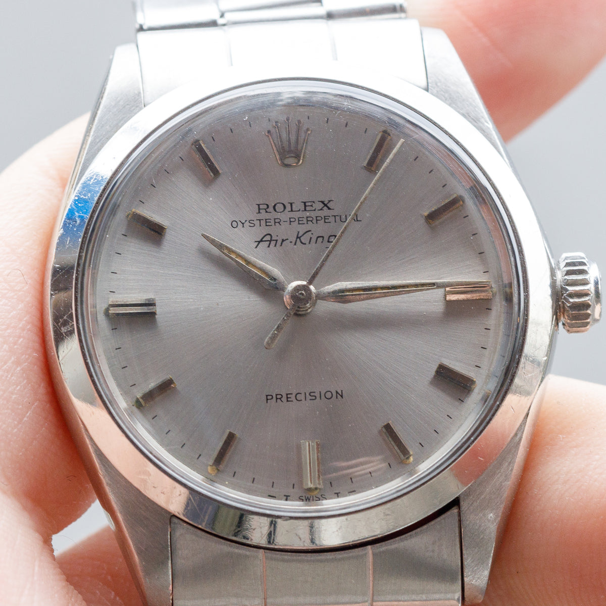 ROLEX Air-king Ref.5500 Gray Color Dial