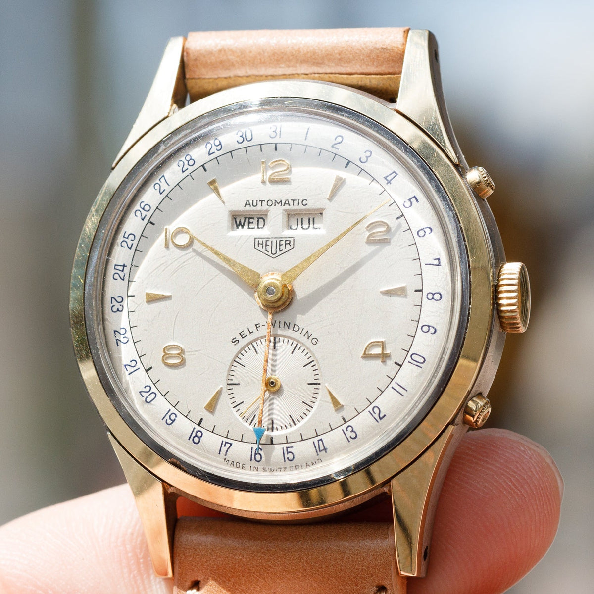 HEUER Triple Calendar