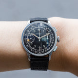 CYMA Ref.6137 Black Mirror Gilt Dial Cylinder Case