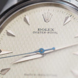 ROLEX OYSTER ROYAL Ref.6244 Honeycomb Dial with Expander Bracelet