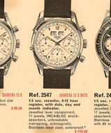 HEUER Ref.2547S Mark 1 Pre Carrera