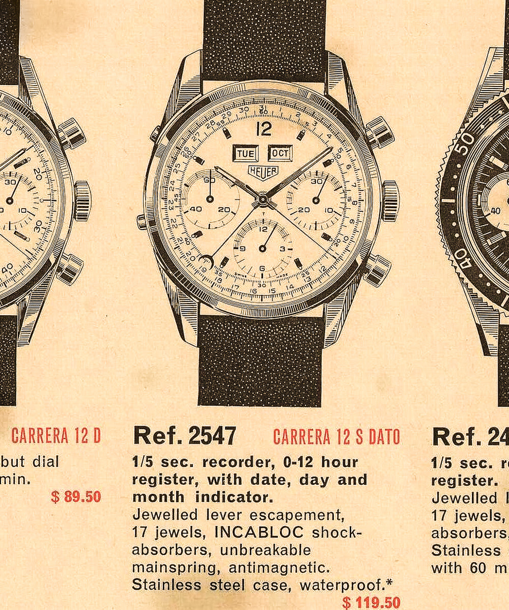 HEUER PRE CARRERA REF.2547S MARK 1　　SOLD