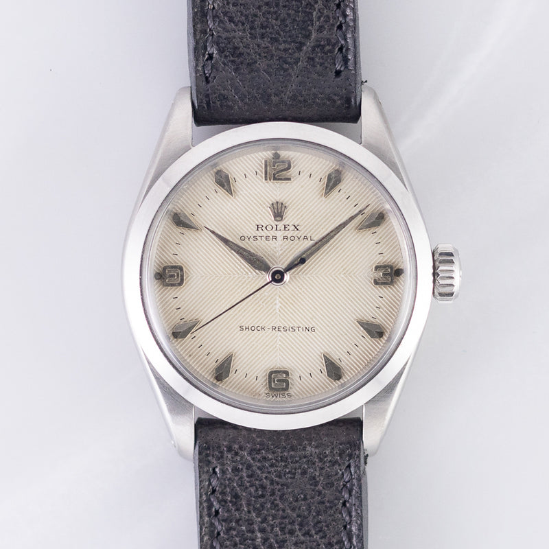 ROLEX OYSTER ROYAL Herringbone Dial – TIMEANAGRAM