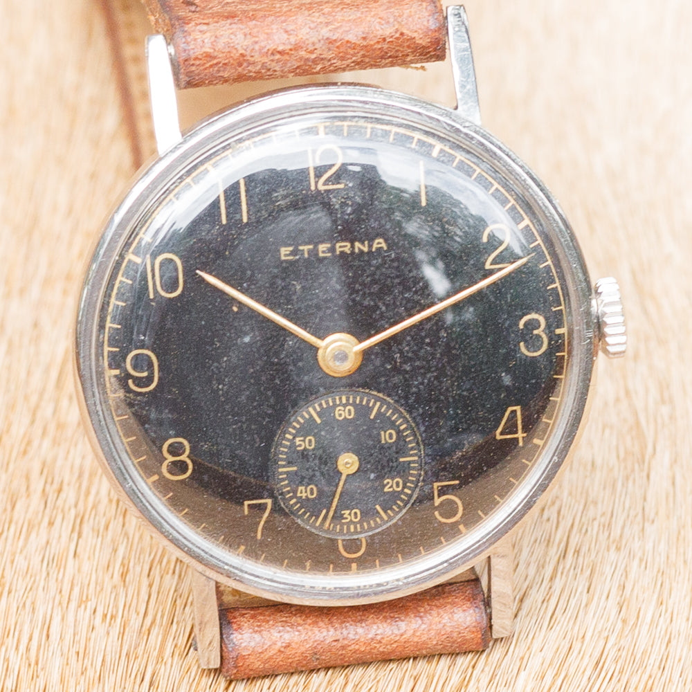 ETERNA Black Gilt Dial – TIMEANAGRAM