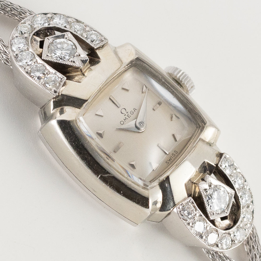 OMEGA 14K White Gold – TIMEANAGRAM