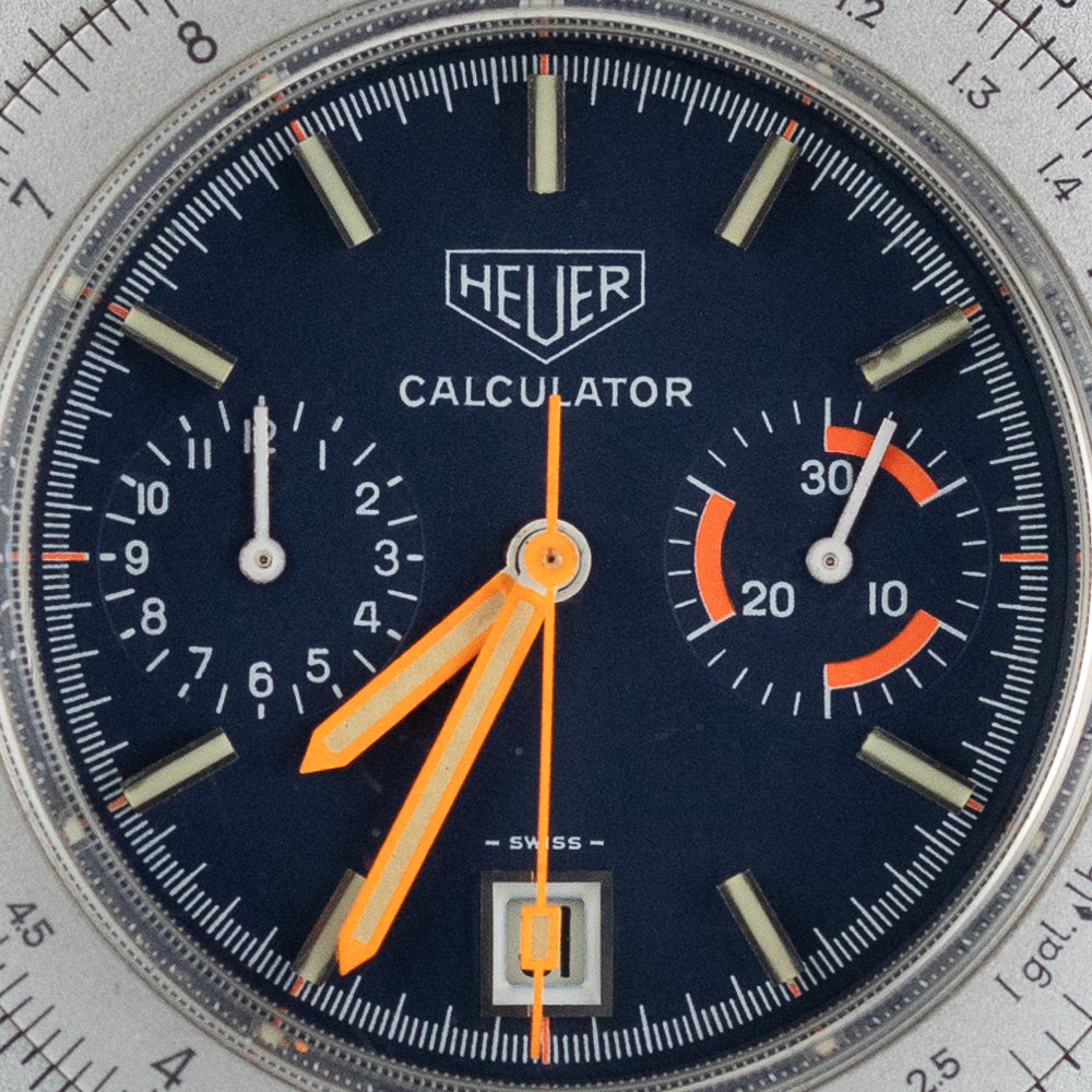 HEUER CALCULATOR Ref.740.633 Manual Wind – TIMEANAGRAM