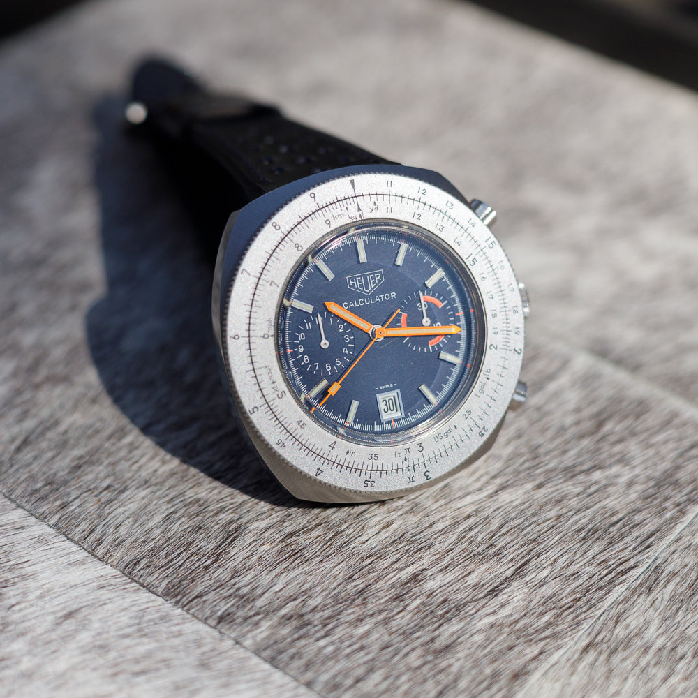 HEUER CALCULATOR Ref.740.633 Manual Wind – TIMEANAGRAM