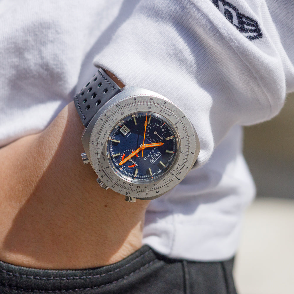 HEUER CALCULATOR Ref.740.633 Manual Wind – TIMEANAGRAM