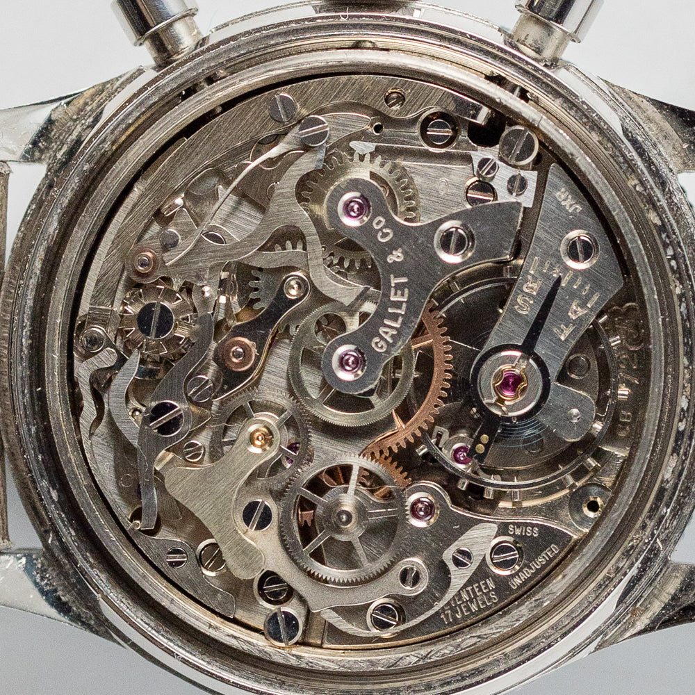 GALLET MultiChron Pilot Valjoux 72