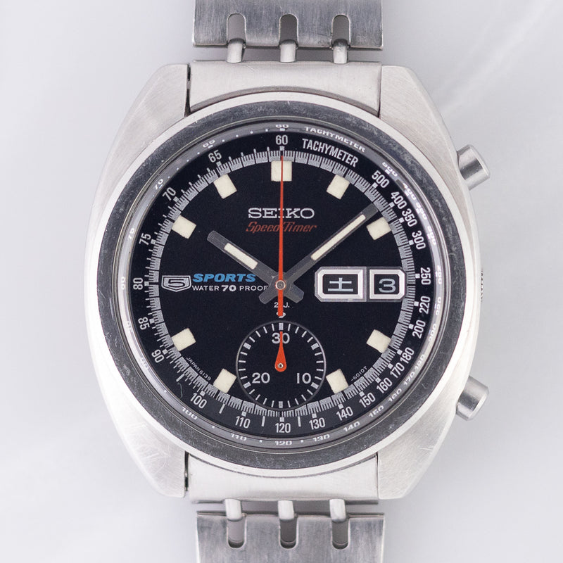 d*e様 完動品SEIKO5スポーツ　スピードタイマー6139-6010 クロノ SEIKO 5 SPORTS SPEED TIMER REF.6139-6010 Bruce Lee – TIMEANAGRAM