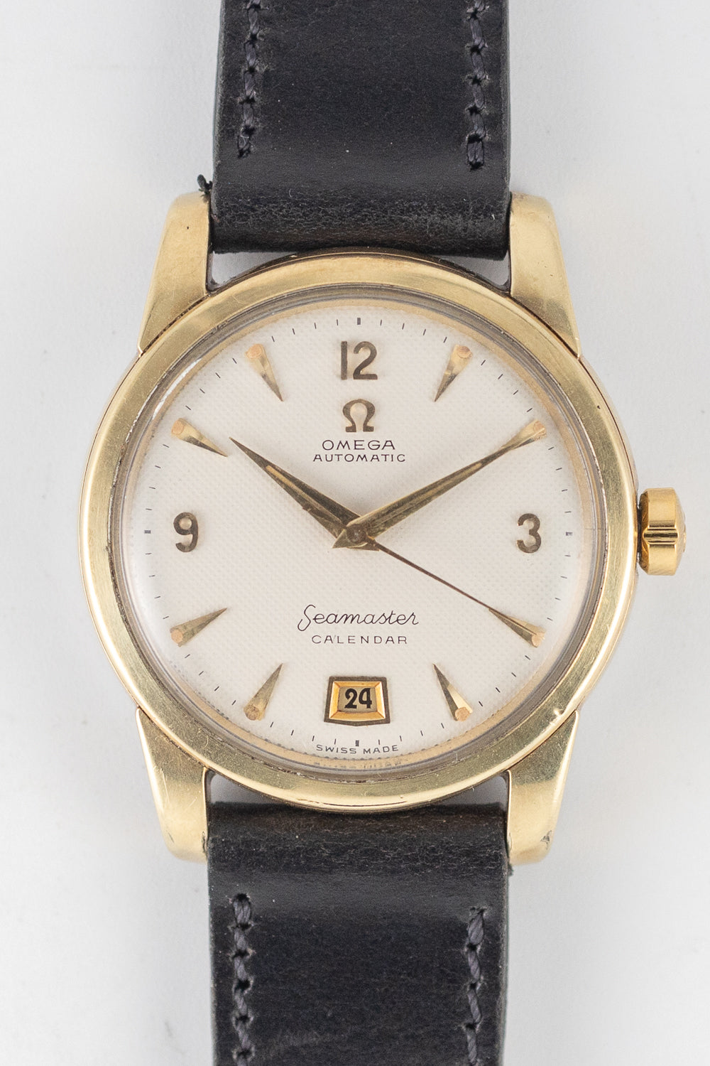 OMEGA Seamaster Calendar Ref.2757 Guilloche Dial Bumper
