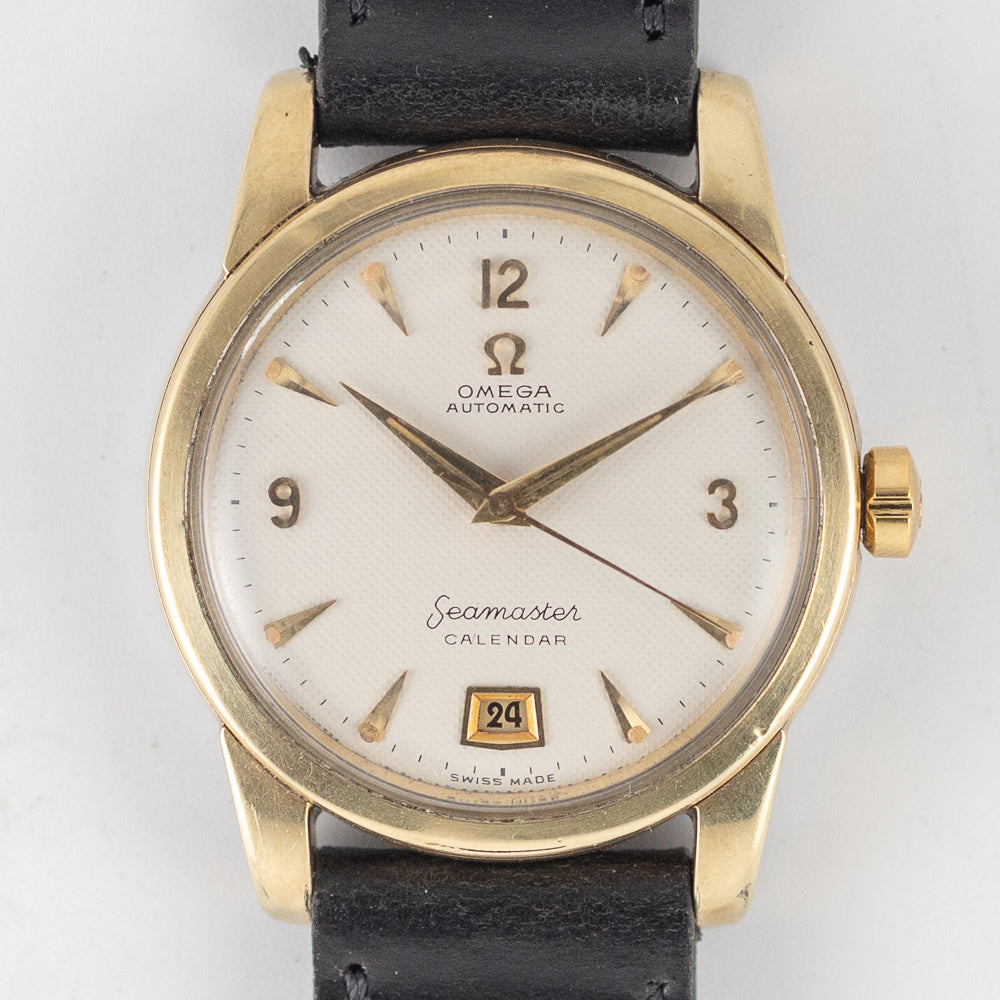 OMEGA Seamaster Calendar Ref.2757 Guilloche Dial Bumper