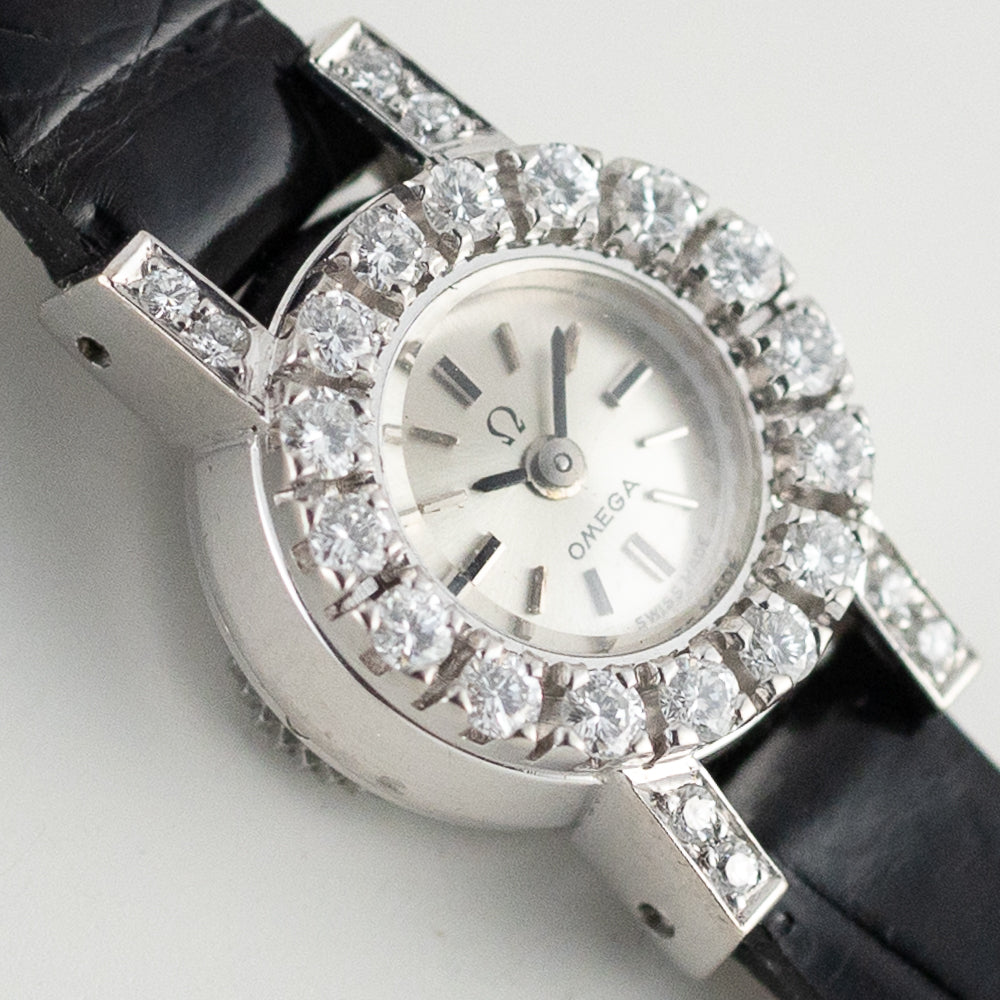OMEGA Backwind Cal.640 24 Points Diamond