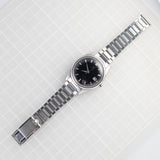 OMEGA 38mm Jumbo Seamaster Black Gilt Dial Ref.2867-2 w.Ref. 7077 Bracelet