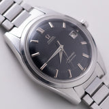 OMEGA 38mm Jumbo Seamaster Black Gilt Dial Ref.2867-2 w.Ref. 7077 Bracelet