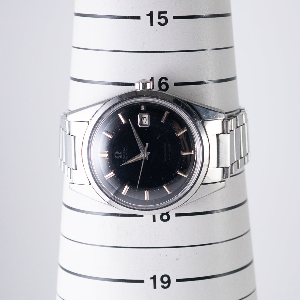 OMEGA 38mm Jumbo Seamaster Black Gilt Dial Ref.2867-2 w.Ref. 7077 Bracelet
