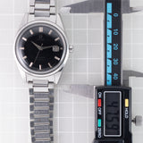 OMEGA 38mm Jumbo Seamaster Black Gilt Dial Ref.2867-2 w.Ref. 7077 Bracelet