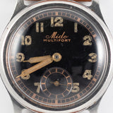 MIDO MULTIFORT Ref.9087 Black Gilt Dial