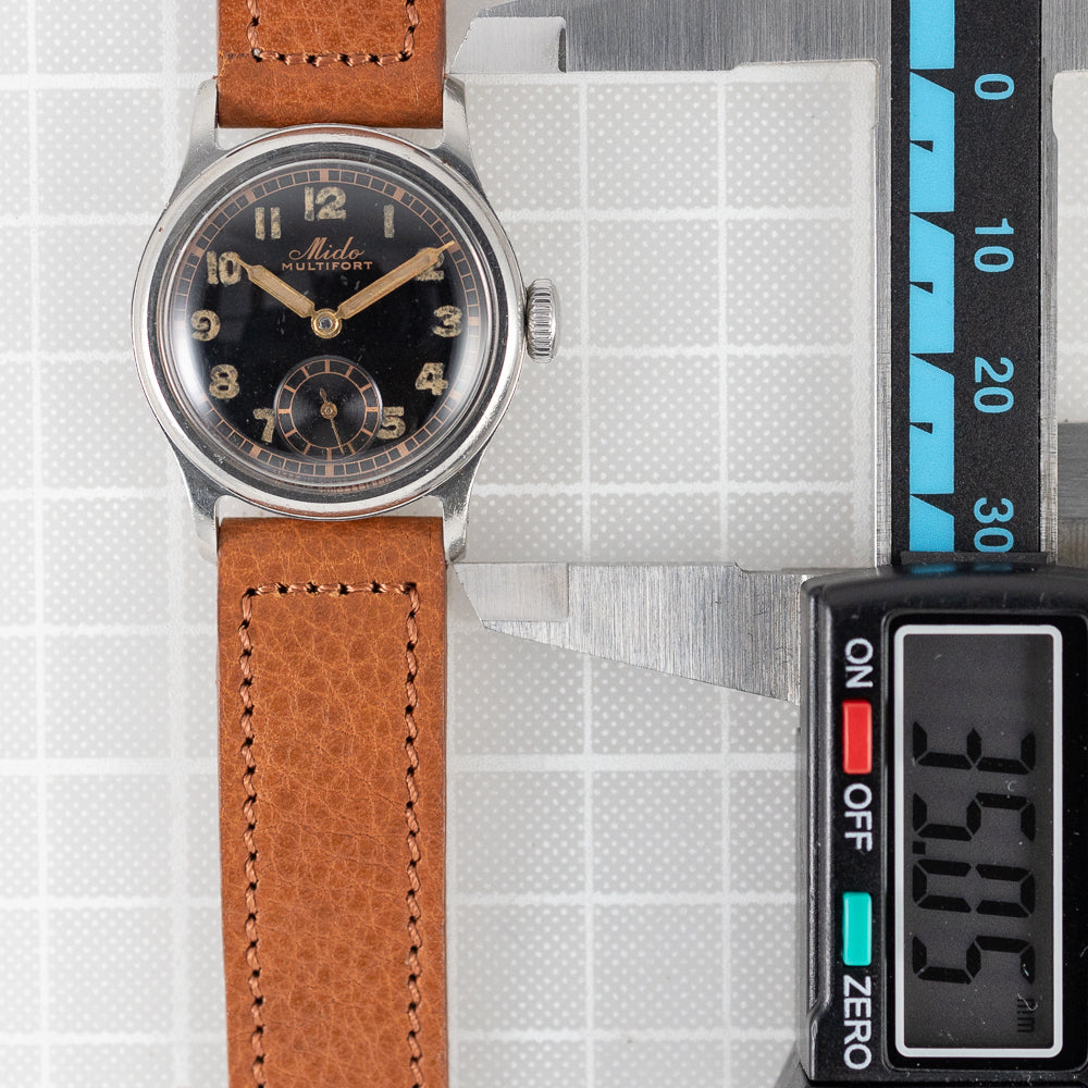 MIDO MULTIFORT Ref.9087 Black Gilt Dial