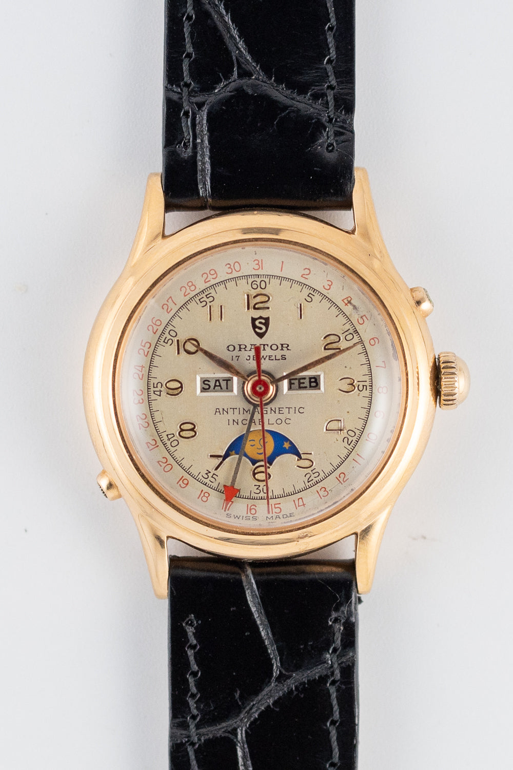 ORATOR Triple Calendar Moonphase Valjoux 89 – TIMEANAGRAM