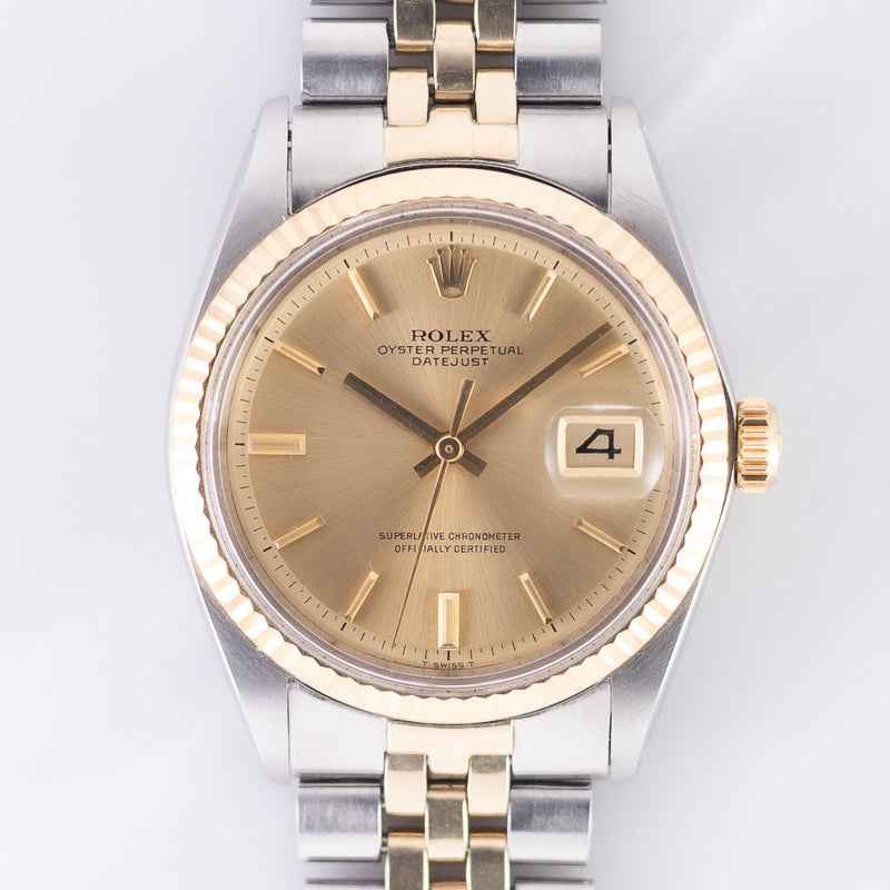 ROLEX DATEJUST no lum Ref.1601 Box paper – TIMEANAGRAM