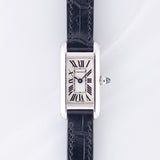 CARTIER SM TANK ALLONGEE 18K WHITE GOLD Ref.2525