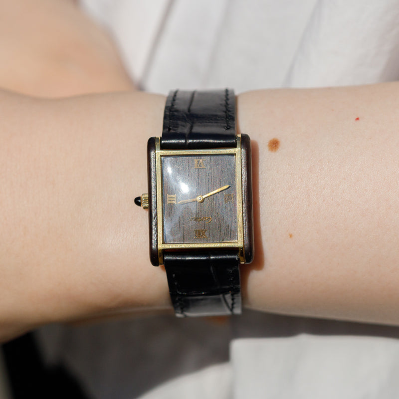 CARTIER LM Tank Organic Wood Ref.20611