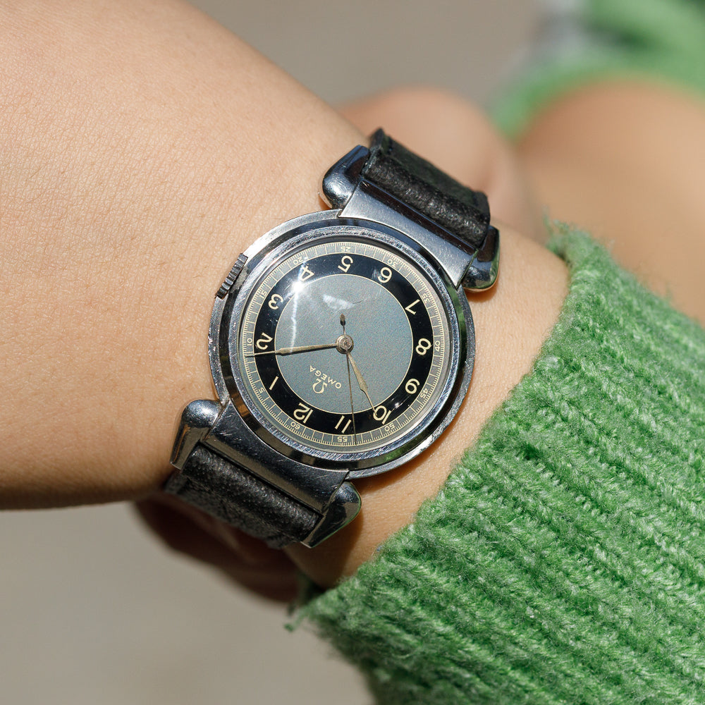 OMEGA Ref.CK2014 Big Scarab Black gilt Dial