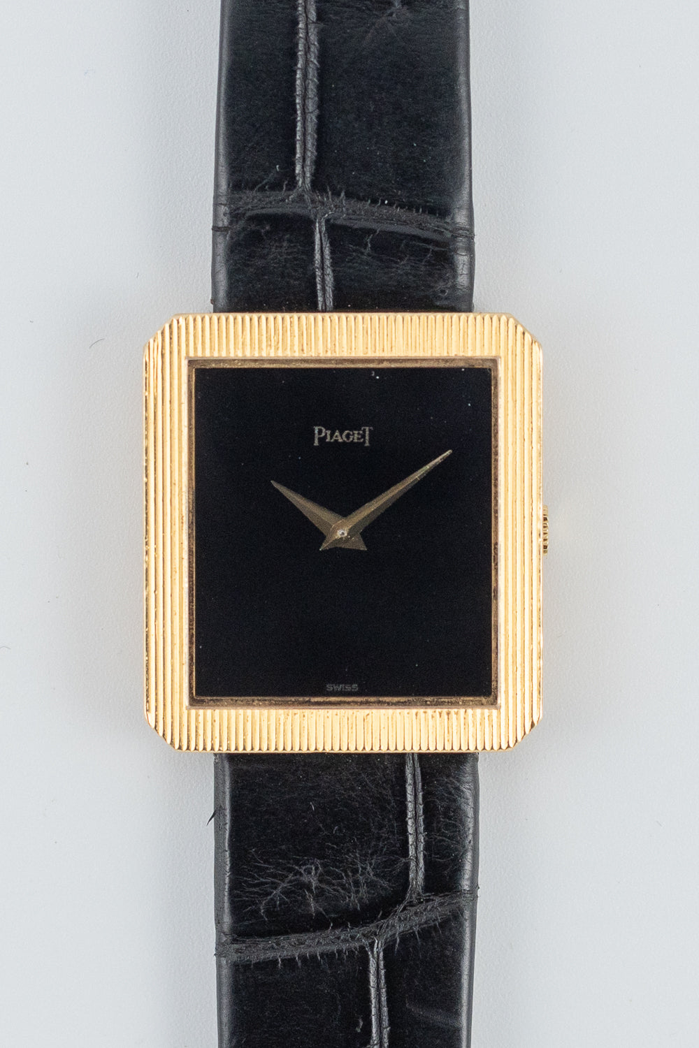K*様 PIAGET ピジェ腕時計　ジャンク品欠損あり　Swiss 9154 9 PIAGET Ref.9154 Onxy Dial – TIMEANAGRAM