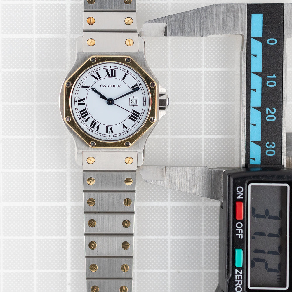 CARTIER LM SANTOS OCTAGON REF.2966 NEW OLD STOCK