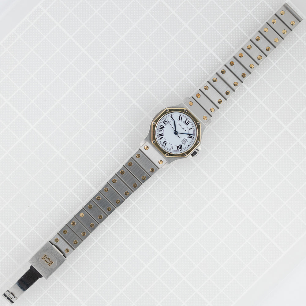 CARTIER LM SANTOS OCTAGON REF.2966 NEW OLD STOCK